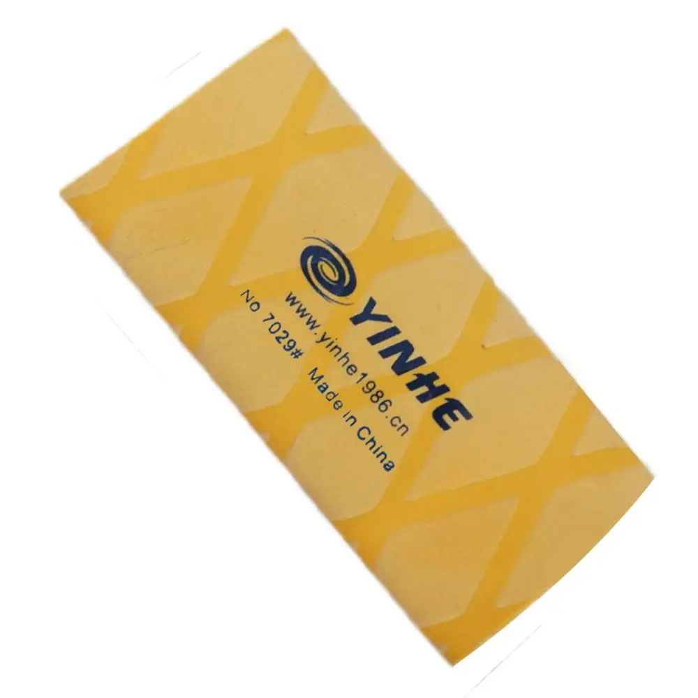 Yellow 2 шт./партия YINHE GALAXY термоусадочный овергрип для настольного тенниса ракетка Ручка лента Пинг Понг Летучая мышь Грипсы Sweatband - Цвет: Yellow