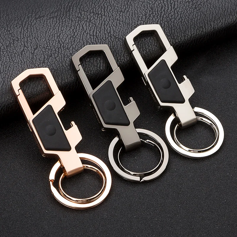 Jobon Men Key Chain Classic Multifunction Car Key Chains Lighting