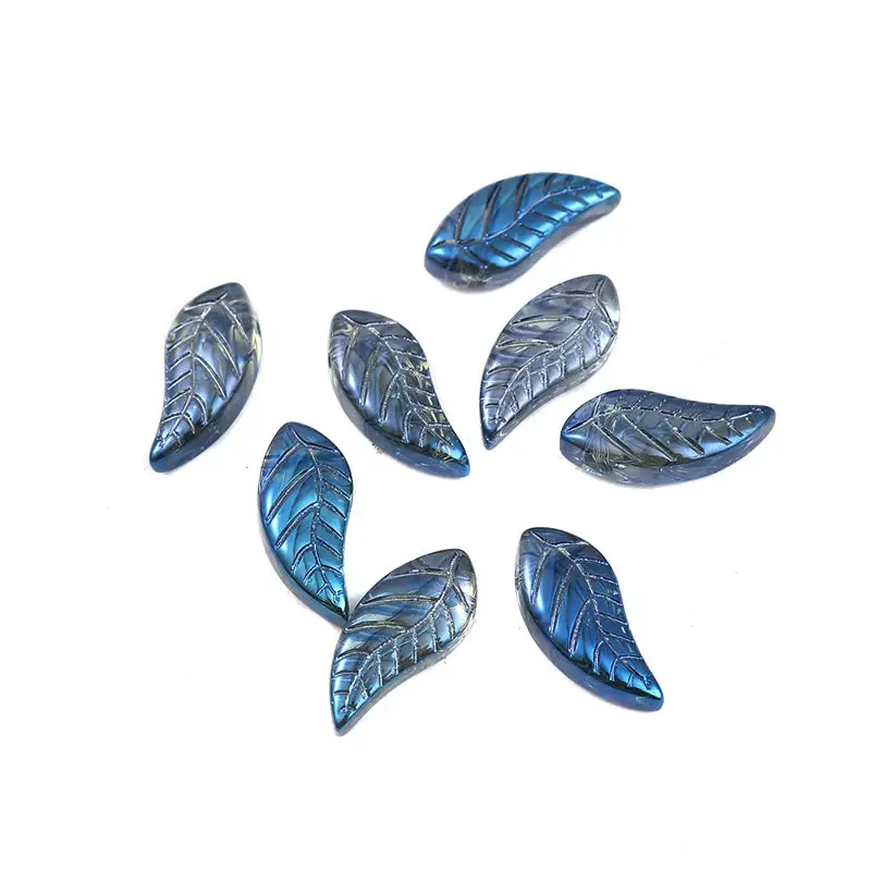 50 PCs Doreen Box Glass Beads Leaf Multicolor AB Rainbow Bead For DIY Fashion Bracelet Jewelry Making16x 8mm, Hole: 0.9mm 50 PCs Doreen Box Glass Beads Leaf Multicolor AB Rainbow Bead For DIY Fashion Bracelet Jewelry Making16x 8mm, Hole: 0.9mm