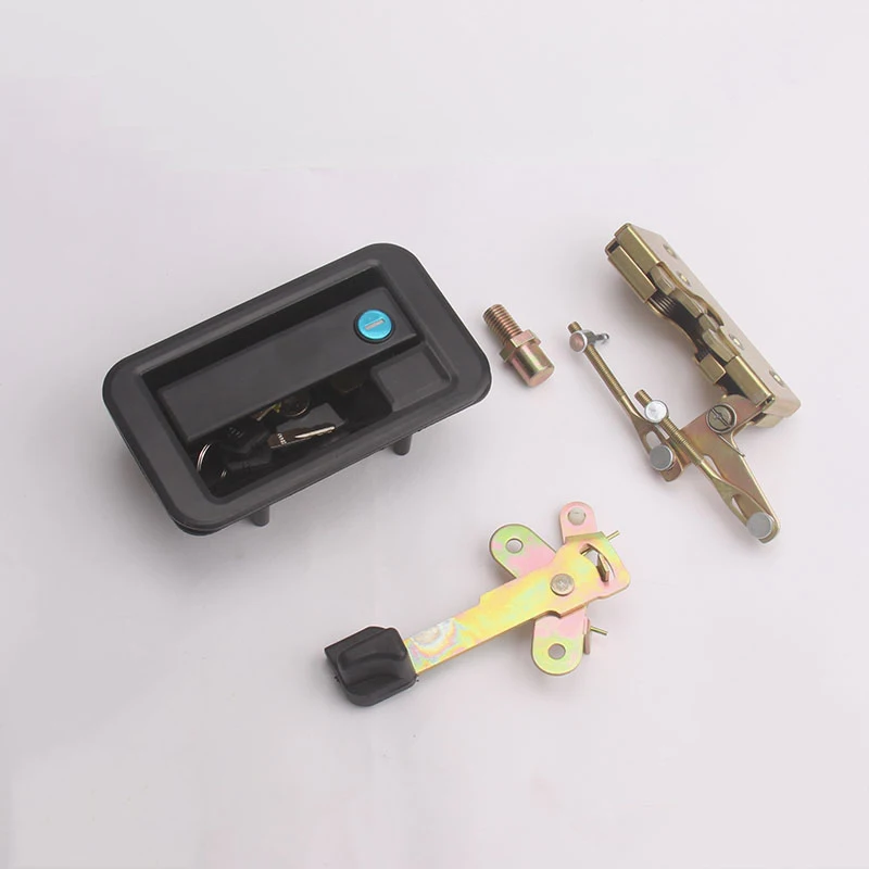 

For Kobelco Door Lock Block Assembly SK50 55 60C Inner Outer Handle Excavator Parts