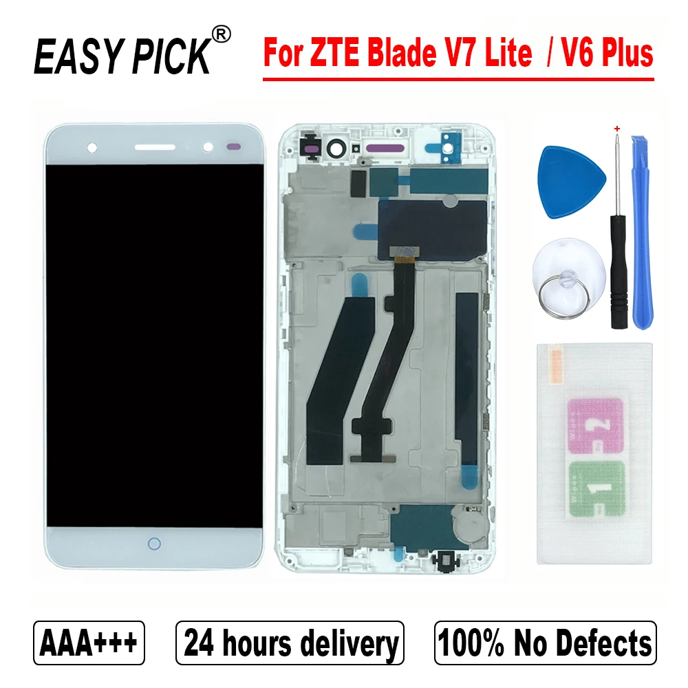 Для ZTE Blade V7 Lite LCD дисплей фотография с рамкой для V6 Plus|Экраны мобильных телефонов| |