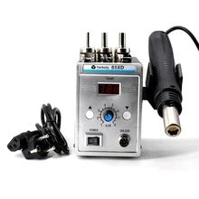 858D горячий воздушный пистолет портативный BGA паяльная станция горячий воздух воздуходувка фен пайка фен VS 8858 8586 SMD SMT ремонт