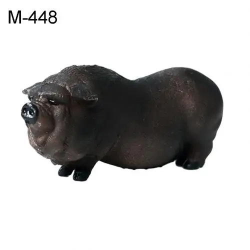 Моделирование Viet Pig Boar животная модель фугурин детская игрушка поделочный материал декоративные статуэтки набор игрушек маленький пластик моделирование - Цвет: 448