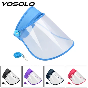 

3pcs Anti Droplet Dust-proof Full Face Cover Transparent Safety Face Shield Mouth Mask Protective Visor Shield Eye Protection