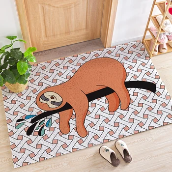 

Indoor Outdoor Doormat Front Back Door Mat Cartoon Animal Non Slip Rubber PVC Door Mats Entrance Rug Shoes Mat Washable Carpet