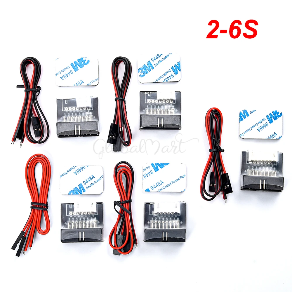 Multi-function Lithium Battery Balanced Plug Power Supply Board Balance 2-6S Support 8 Outputs for RC Aircraft Airplane | Игрушки и