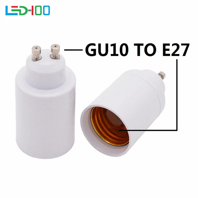 GU10 to E27 LED Light Bulb Adapter Lamp Holder Converter Socket Light Bulb  Lamp Holder Adapter Plug Heat-resistant material - AliExpress