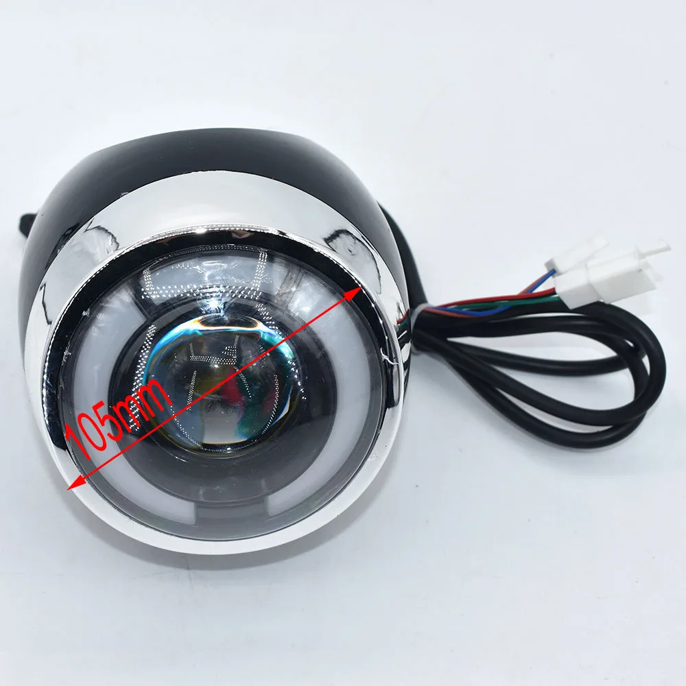 motorcycle 60V headlight speaker with bluetooth display for Citycoco motorcycle electric scooter - Image 4