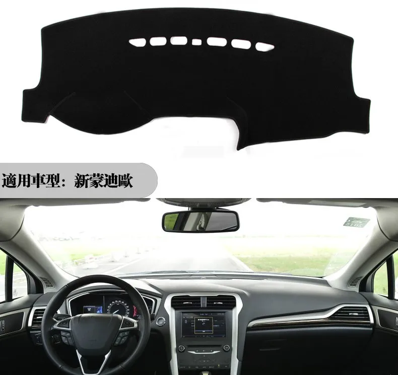 

Anti-UV Dashboard Cover Mat Pad Sun Shade Car Styling Instrument Protective Carpet For Ford Mondeo Fusion 2013- 2018 Accessories