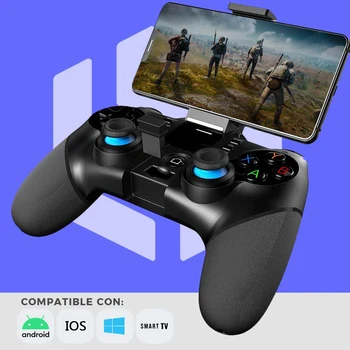 

Wireless Controller for Android/iOS Smart TV PC Phone 2.4GHz Bluetooth Joystick Mobile Phone Back Clip Gamepad Trigger