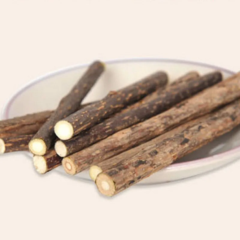 10pcs / Lot Pure Natural Catnip Pet Cat Toy Molar Teeth Cleaning Teeth Silvervine Cat Snack Bar Pet Supplies Toothpaste Branches