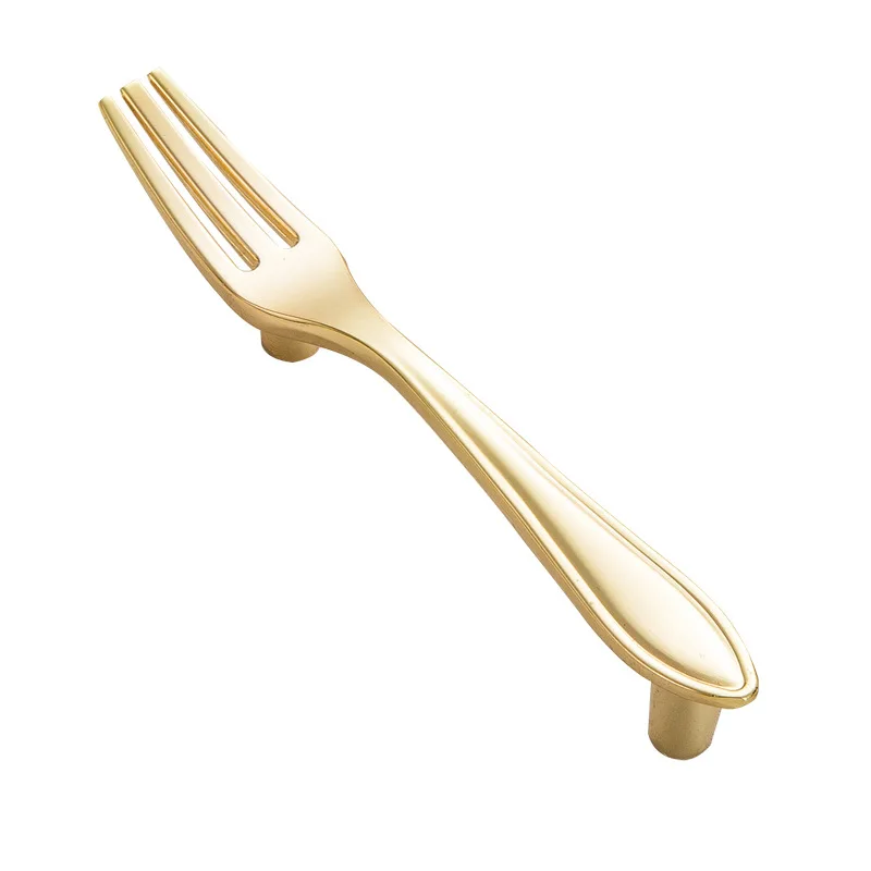 Knife/Fork/Spoon Shape Knobs Zinc Alloy Kitchen Table Drawer Handles Cupboard Cabinet Cutlery Pulls Furniture Wardrobe Hardware