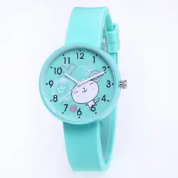 Модные милые дизайнерские детские часы для девочек кварцевые Силиконовые Детские часы для мальчиков Студенческие наручные часы Relogio Kol Saati