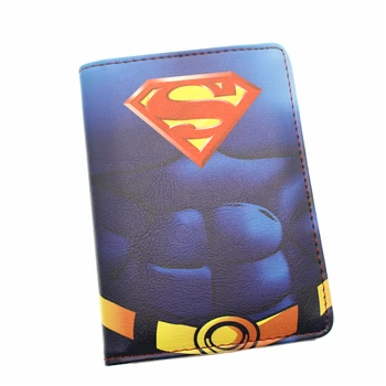 

Travel PU Passport Cover Superman Batman Groot Spider-Man ID Card Credit Holders Boys Girls Passport Holder Leather purses