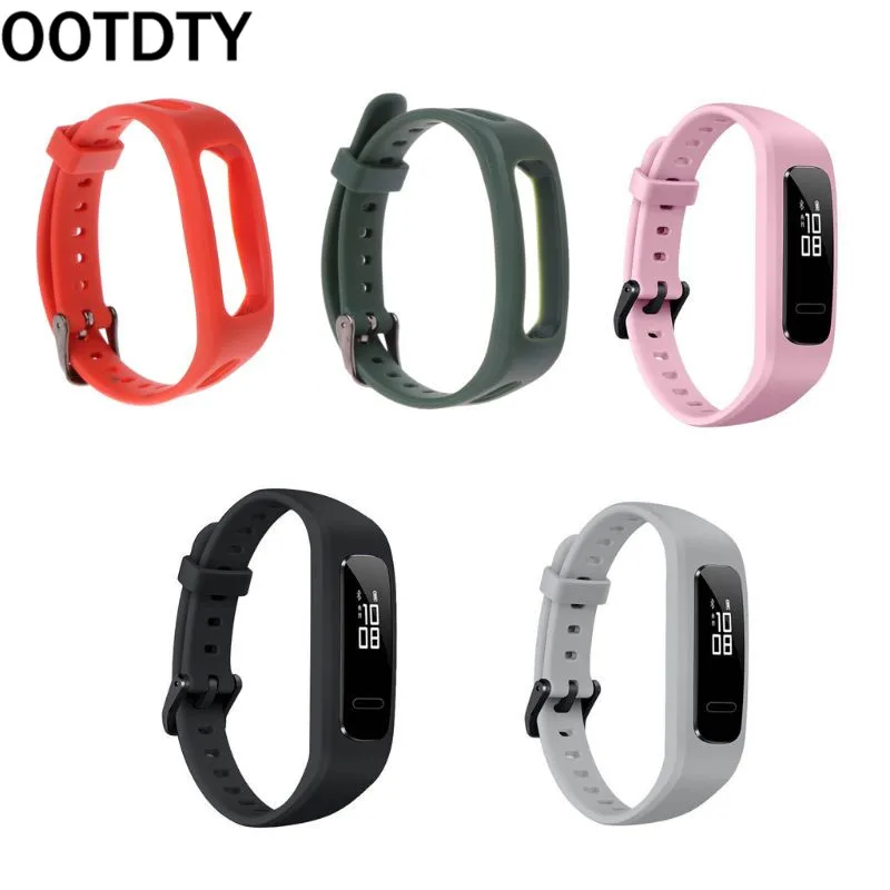 

Wrist Band Strap Watchband TPU Adjustable Bracelet Sports Replacement for Huawei 3E/ Honor Band 4 Running Version