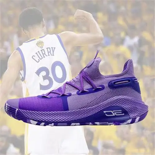 Карри 6 Баскетбольные кроссовки с высоким берцем zapatillas hombre Deportiva кроссовки с подушками Размер 39-46 - Цвет: Белый