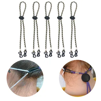 

5pcs Adjustable Face Mask Extension Lanyard Handy&convenient Ear Holder Mask Rest Hang On Neck String &ear Rope Accessories