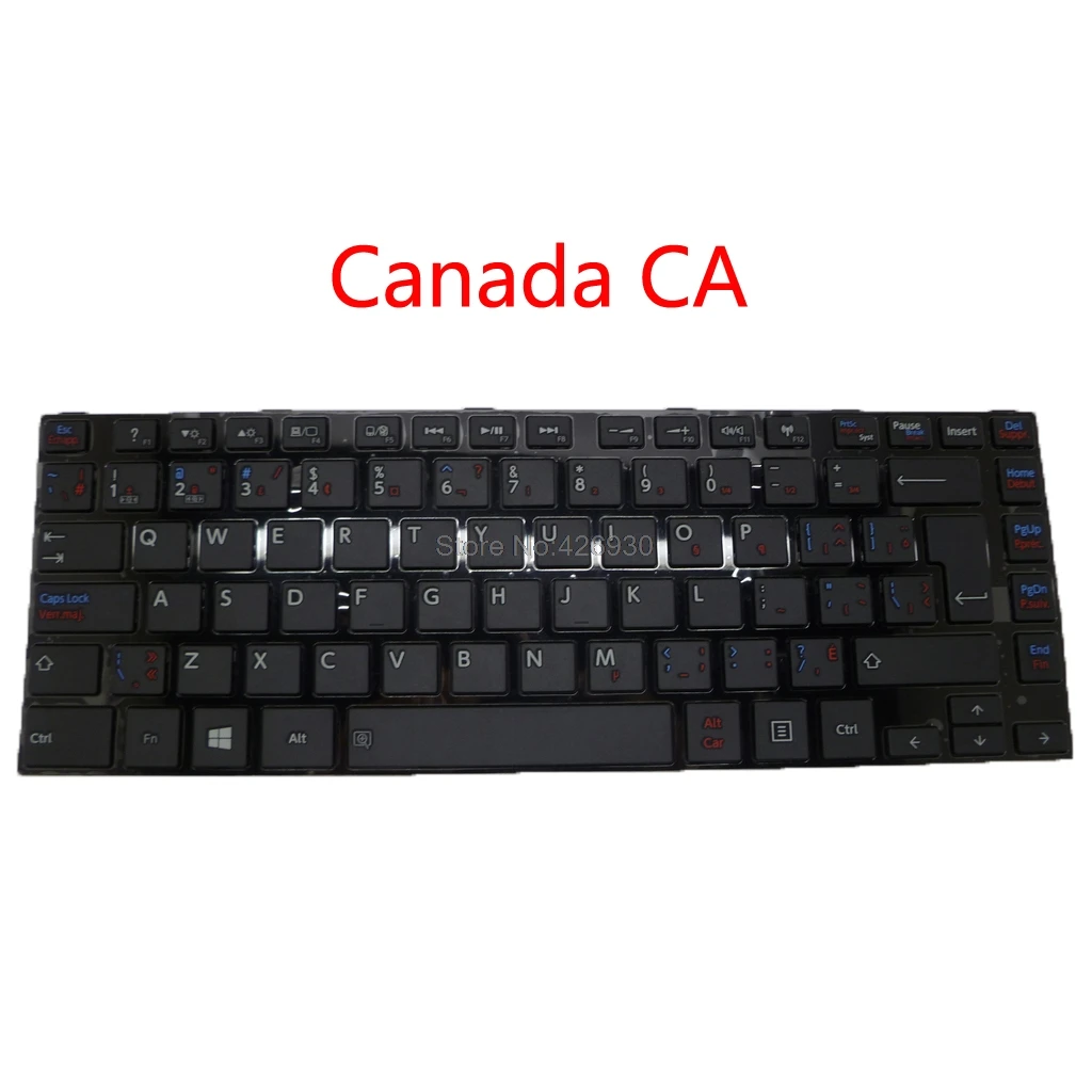 Ноутбук US UK TR FR CA KR JP клавиатура для Toshiba Satellite L800 Английский Великобритания Турция