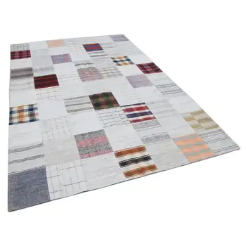

200x300 Cm Multicolor Handmade Rugs Patchwork Rug-7x10 Ft