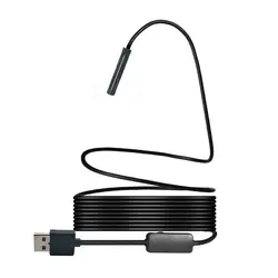 Wifi миниатюрная камера-эндоскоп Водонепроницаемая мягкая/Жесткая проверка кабеля камера 8 мм 1 м USB эндоскоп бороскоп для IOS Android эндоскоп