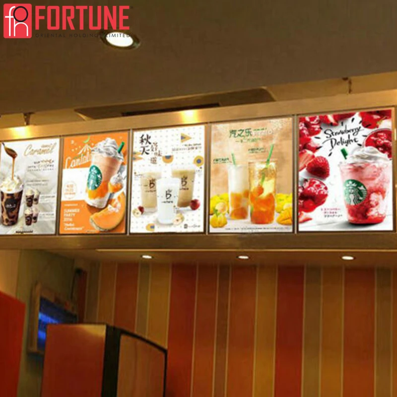 Thelivedesks A4 Led Advertising Light Boxes Sign Ultrathin Billboard LED  Illuminated Poster Frame For Movie Restaurant Menu AliExpress