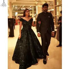 Блестящее бальное платье с блестками, платья для выпускного вечера, длинное черное вечернее платье с открытыми плечами, Турецкий Арабский размера плюс, женские вечерние платья