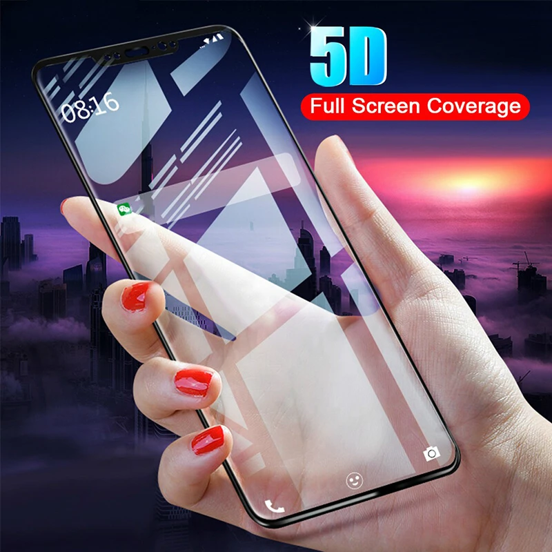 Защитная пленка 5D на весь экран для Xiaomi mi Red Note 5 Pro Plus A2 Lite Pocophone F1 8 SE из закаленного