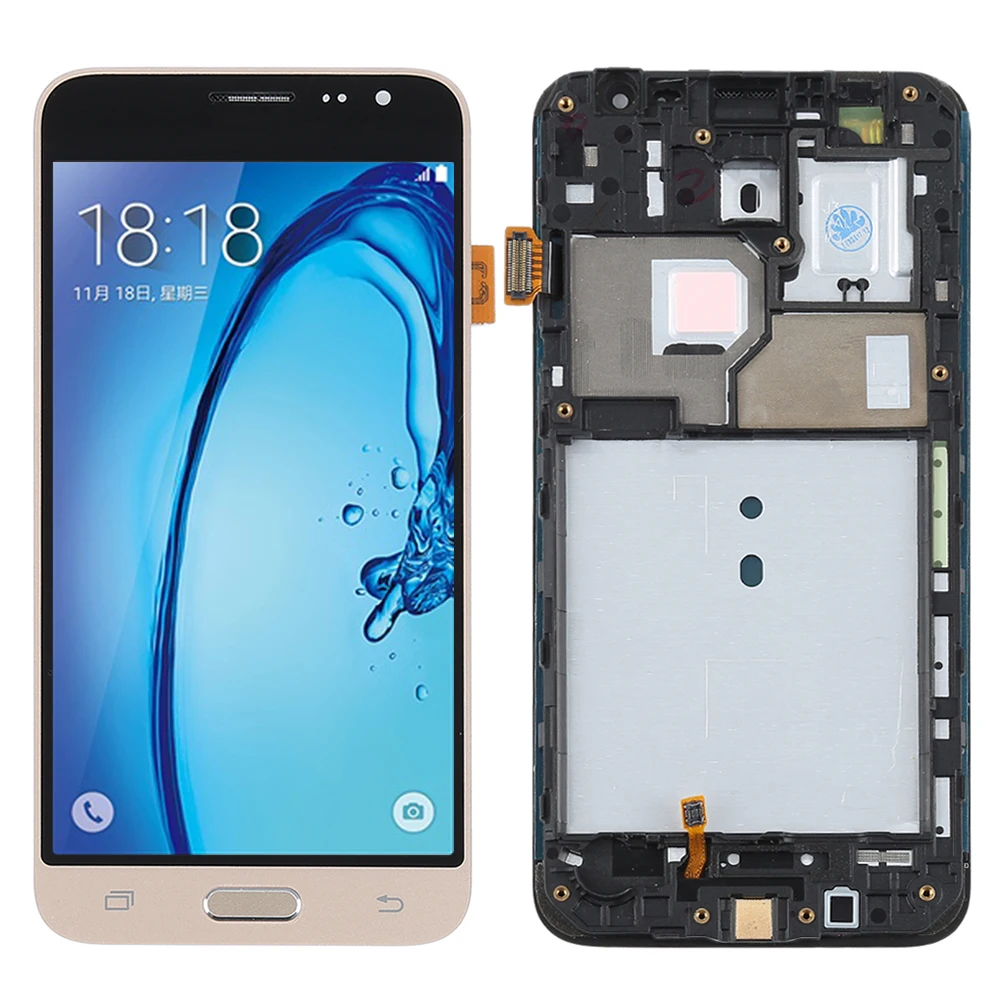 J320f lcd для SAMSUNG Galaxy J3 lcd J320F J320FN J320M дисплей дигитайзер сенсорный экран с рамкой для SAMSUNG j3 lcd J3