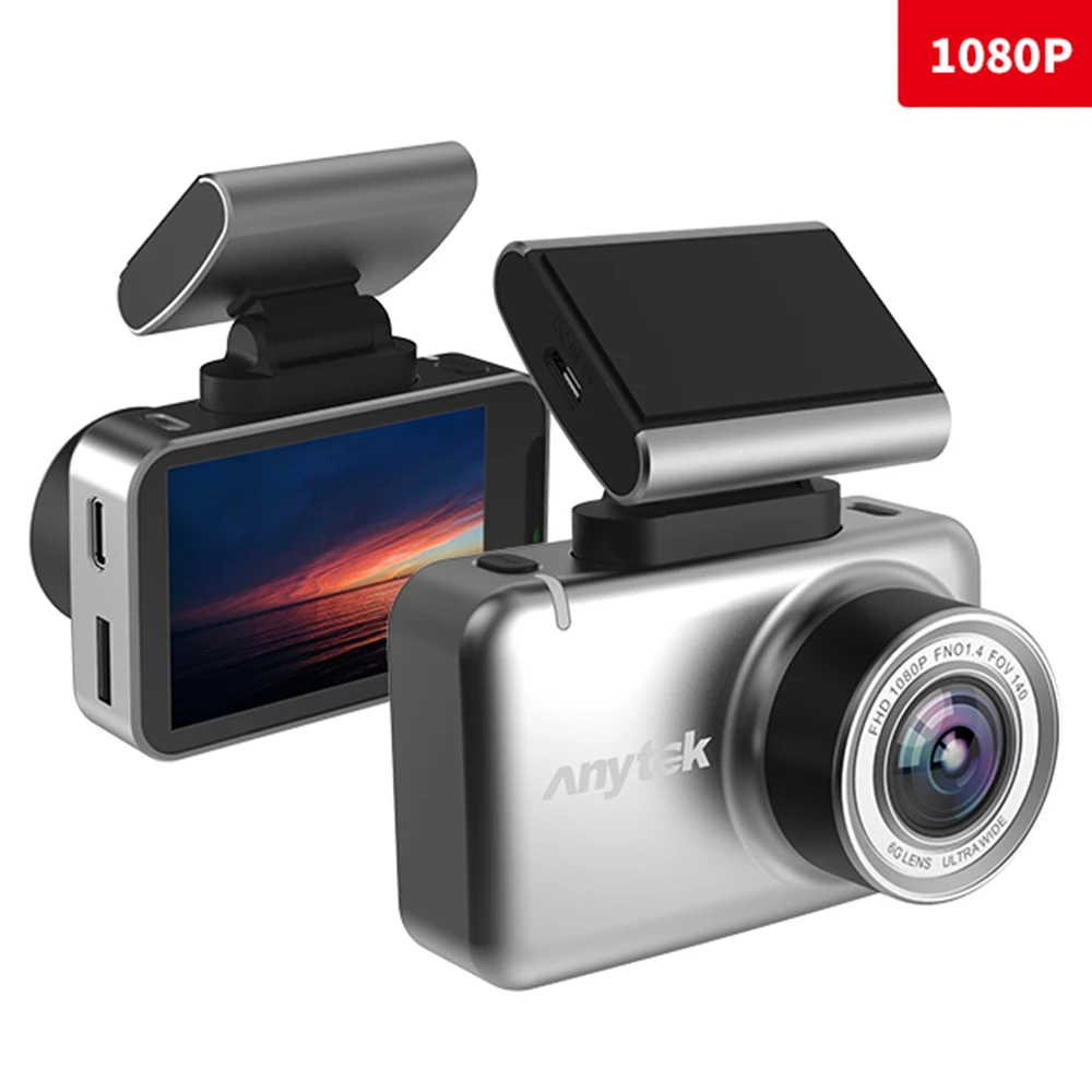Anytek Z1N 1080P Автомобильный видеорегистратор Камера 2.35in два видеорегистратора WiFi WDR