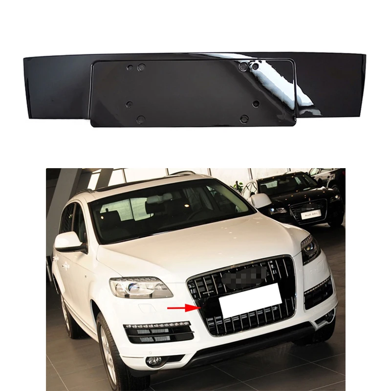Auto Front License Plate For Audi Q7 2006 2007 2008 2009 2010 2011 2012