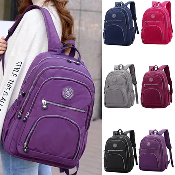 

2020 Hot Sale Backpack Women Men Fashion Bagpack Large Capacity Backpack Nylon Waterproof Travel Bags Schoolbag Mochilas #C1