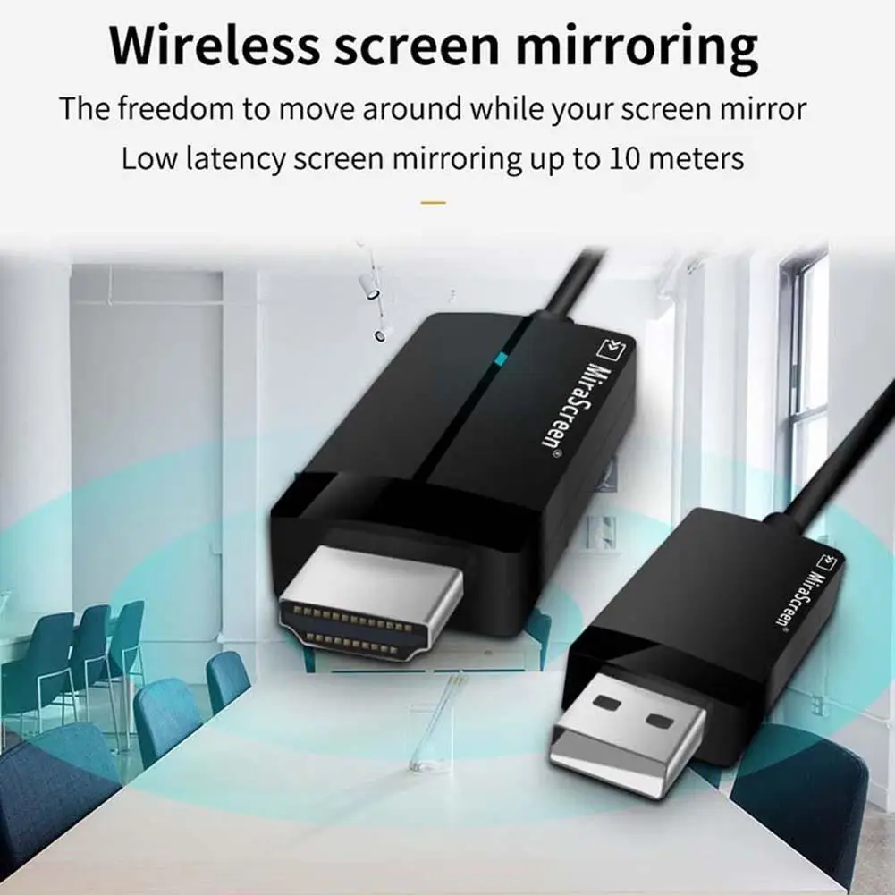 Мини Смарт 1080P HD HDMI Plug and Play беспроводной дисплей ключ WiFi приемник адаптер для