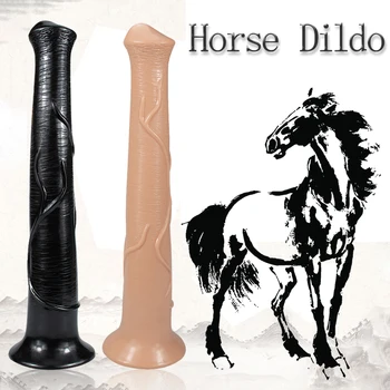 400MM Long Horse Dildo Anal Consolador Penis Gay God Gode Sexshop Adult Sextoy Women Erotic Dick Lesbian Butt Plug Jouet Sexuel 1
