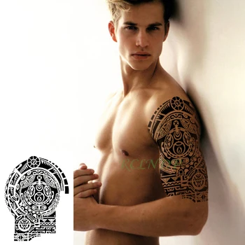 

Waterproof Temporary Tattoo Sticker Tribal totem fake tatto flash tatoo temporaire Tatoos Body Art tatouage for men girl women