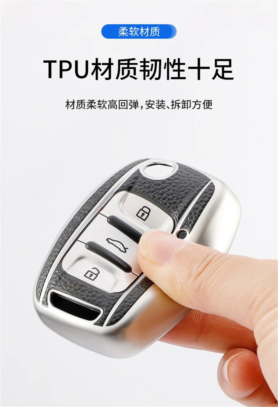 Coperture della protezione della custodia della copertura della chiave dell'automobile per SGMW fahrening HongGuang Macro Light S1 Baojun 730 510 560 310 630 310W portachiavi automatico - H432a23f33a364dda8bc92fcf5362208aR