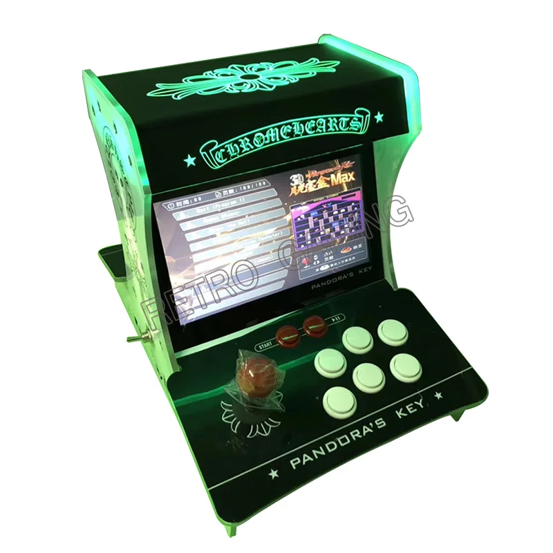 3D Pandora7 2650 в 1 акриловый bartop 135 игры 2 плеер мини аркадная игра машина 10 дюймовым