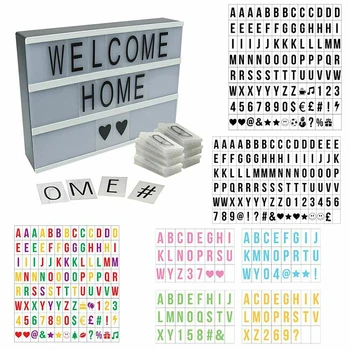 

Light Box Colorful for LED DIY Cute Cards Alphabet Home Living Night Lamp Gifts Port Powered Cinema Christma Gift Lights Letter