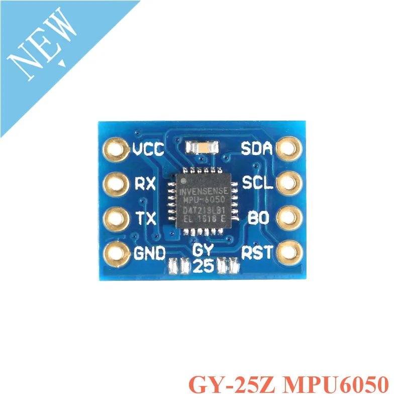 GY 25Z MPU6050 Модуль датчика GY25Z MPU 6050 IIC аналоговый гироскоп ускорение угол наклона