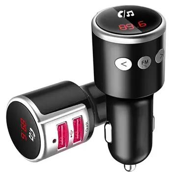 

BC33 Car Bluetooth FM Wireless Radio MP3 Player 3.0 Dual USB Charger Car Kit Memory Function of Automatic Power-off