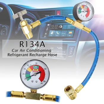 Nowy czynnik chłodniczy klimatyzacji samochodowej R134A 200PSI wąż pomiarowy do pomiaru gazu Auto akcesoria do klimatyzacji tanie i dobre opinie CN (pochodzenie)