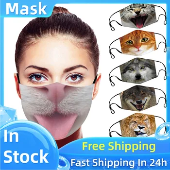 

mascarilla skin care face mask fashion bioaqua Adult Couple Printing Breathable Sports mondkapjes In stock!