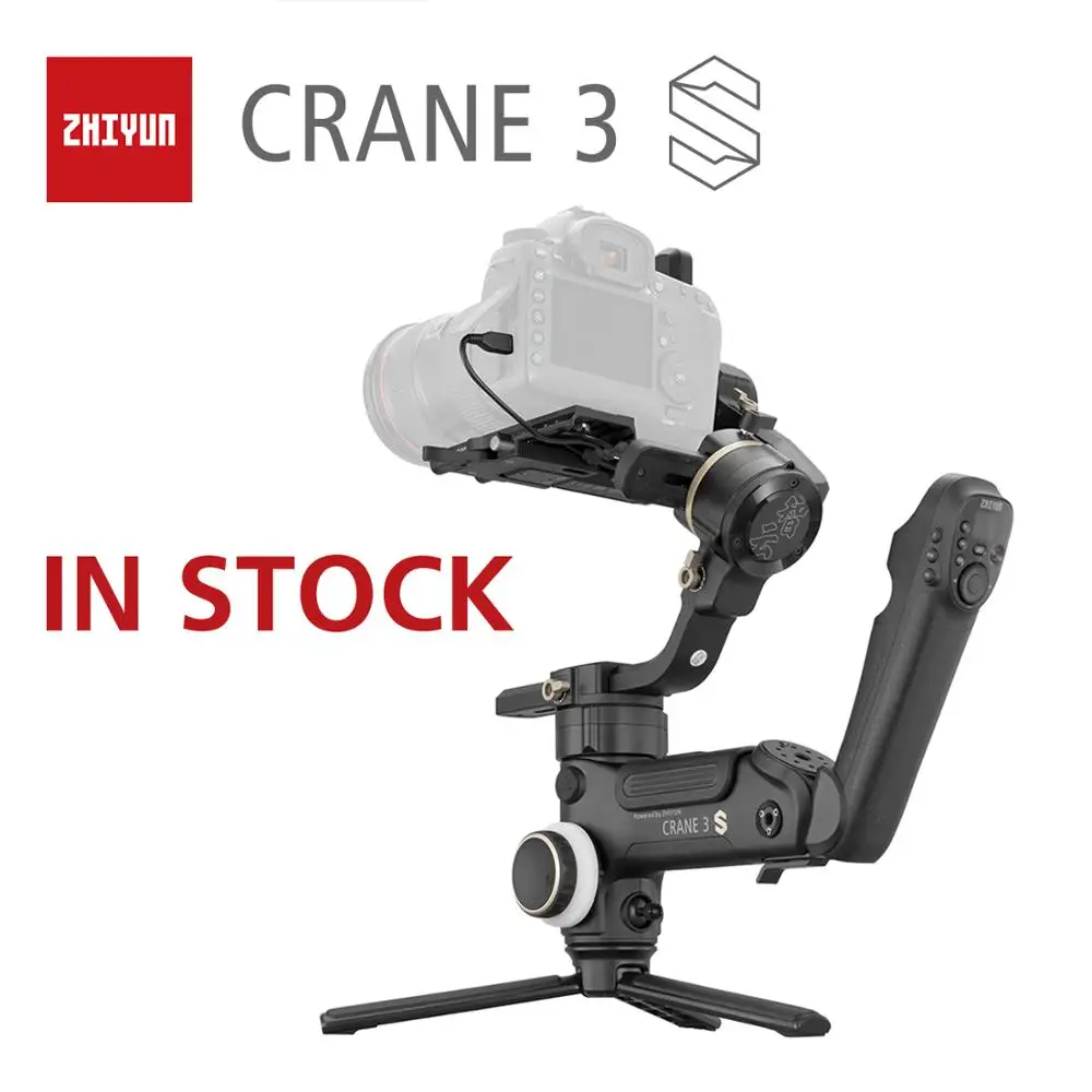 ZHIYUN Crane 3S/крана 3S E 3 осевой портативный монопод с шарнирным замком супер жесткими
