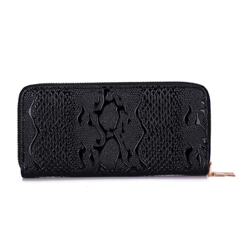 

New Crocodile Pattern Ladies Wallet Fashion Wild Long Multi-card Clutch Zip Wallet Mobile Wallet