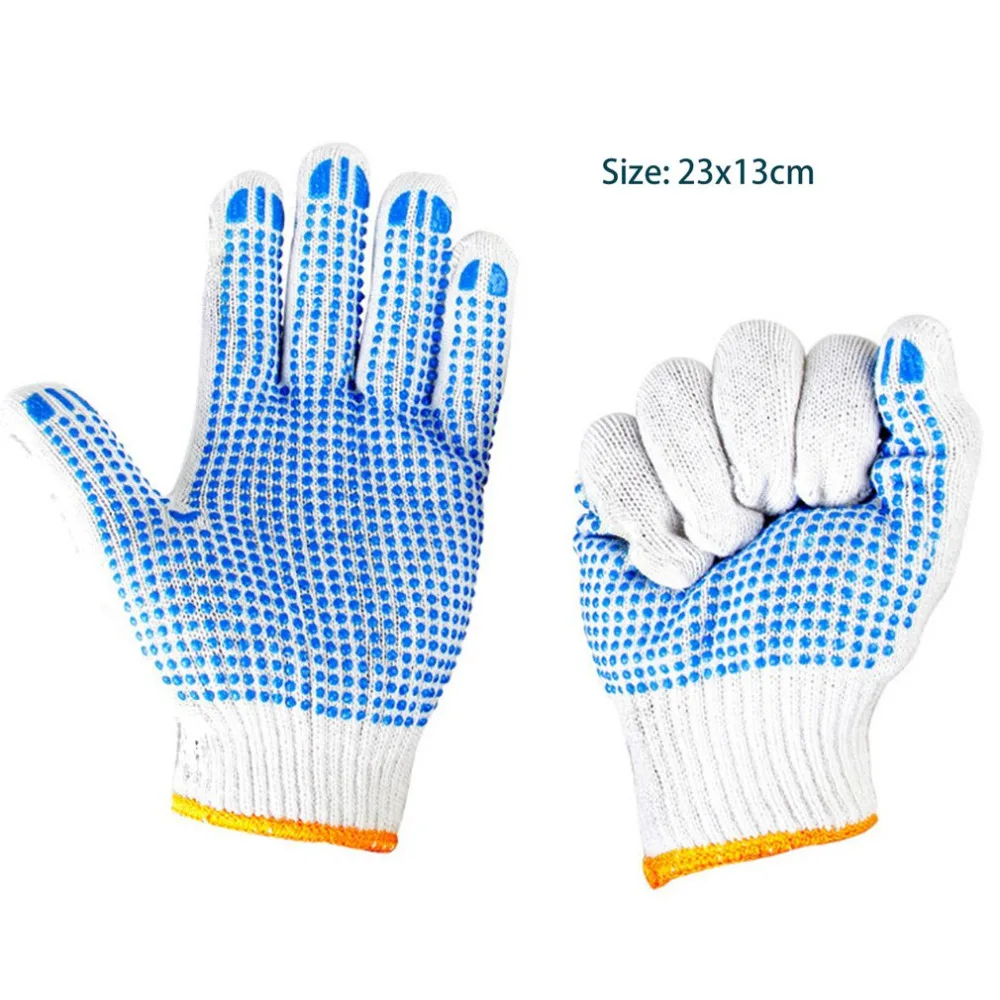Anti-slip Gloves Wear Abrasion Resistant Gloves With Rubber Dots Safety Garden Gloves Super Deal! Inventory Clearance