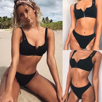 

Women Swimsit 2019 New Dots Printed Sexy Bikini Sets Women Fashion Swimwear In Beach bikinis 2019 mujer