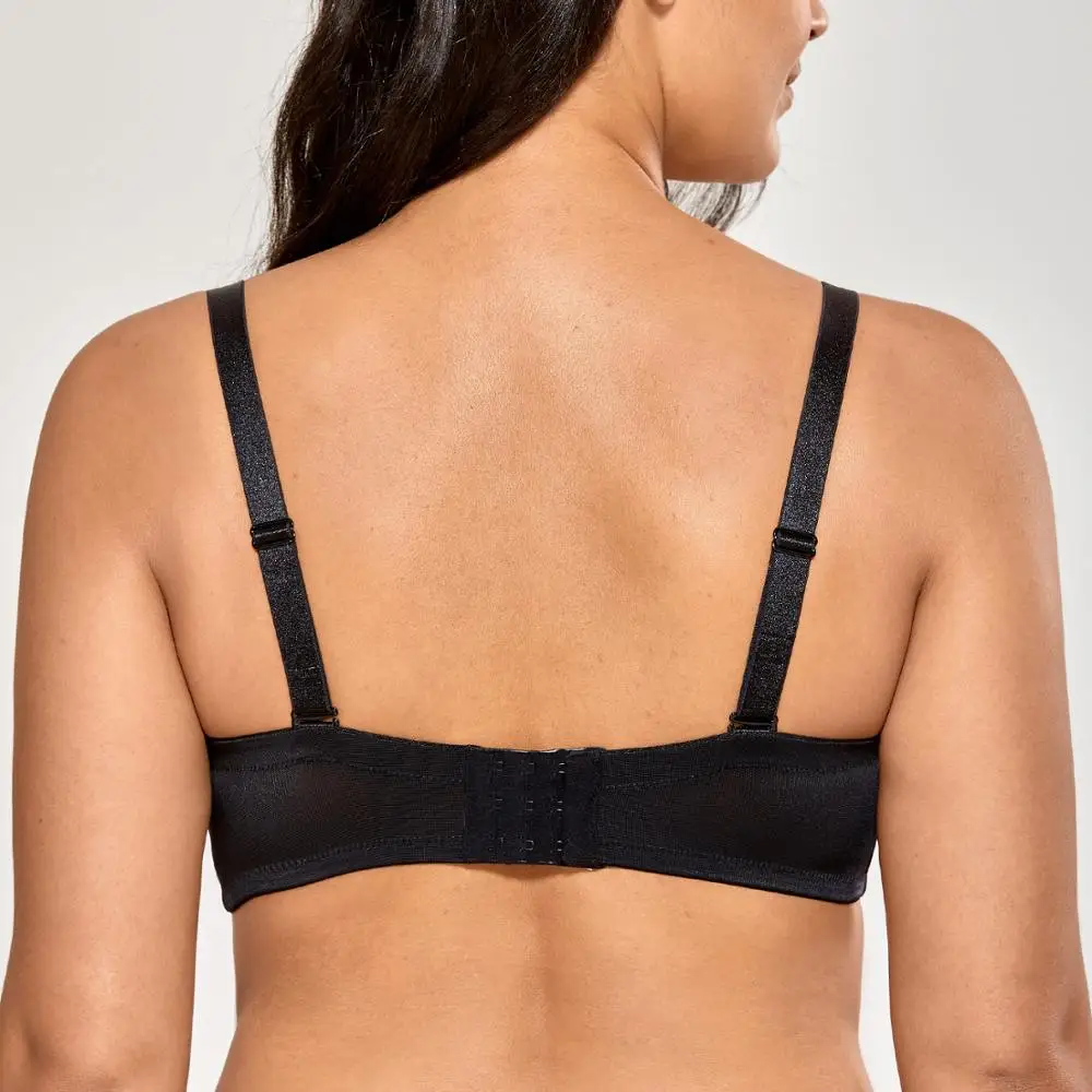 Women's Underwire No Padding Ultra Support Convertible Strapless Bra