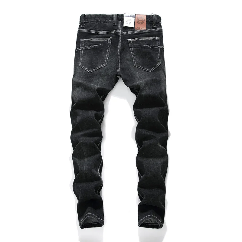 Blog 2019 Casual Jeans Men Slim Fit Pant Autumn Classic Jeans Male Denim Trousers Streetwear Fashion Skinny Straight Pants