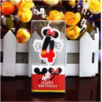 

Minnie Mouse Birthday Cake Candle Party Supplies Candle Anniversary Cake Numbers Age Candle Baby Shower Party Decoration