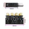 GHXAMP Preamplifier 3-Way Stereo Audio Source Switching Board Audio Signal Switcher 8-Hole Lotus Socket 1pc ► Photo 2/6