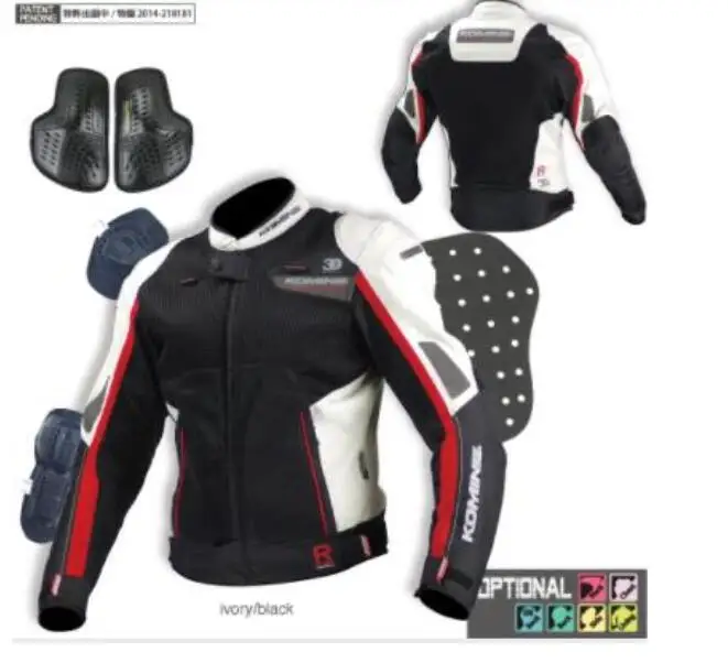 Komine JK-092 внедорожная мотоциклетная куртка утепленная сетчатая гоночная куртка рыцарская куртка для верховой езды 16